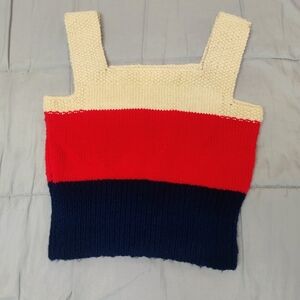 Hand Knitted Crop Top